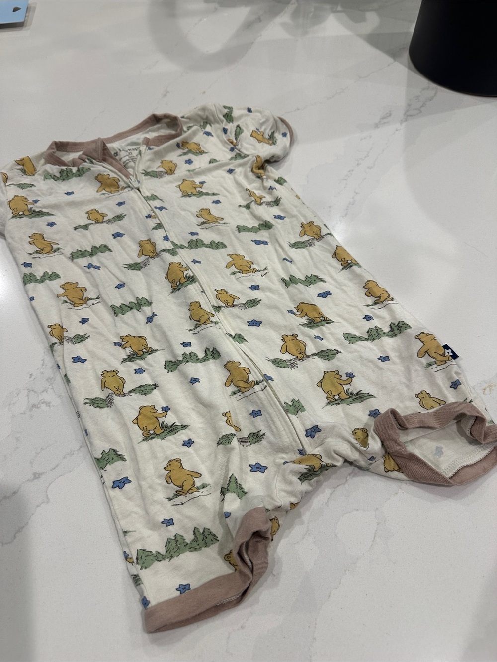 Larkspur bamboo‎ Winnie the Pooh shortie size 2T